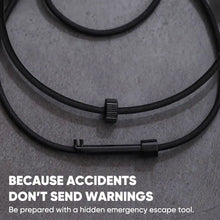Load image into Gallery viewer, Emergency Window Breaker Bracelet (with integrated key)