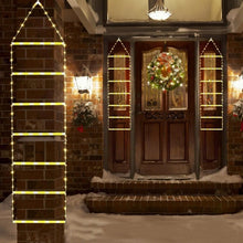 Load image into Gallery viewer, Christmas Ladder Decoration Lights With Santa Claus