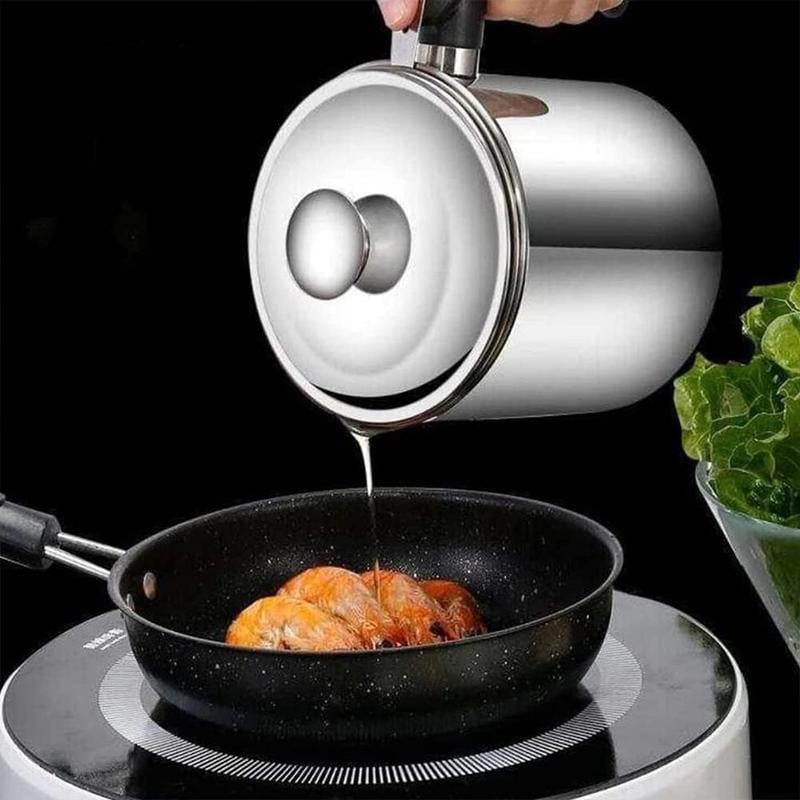 Stainless Steel Oil Strainer Pot