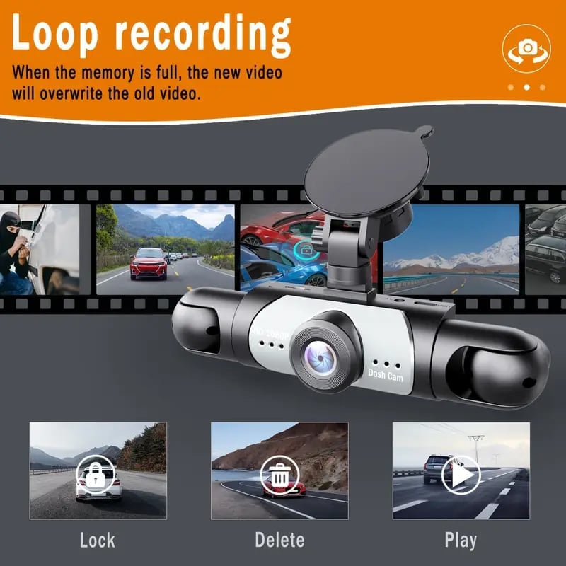 Aless™ Four-record monitoring driving recorder