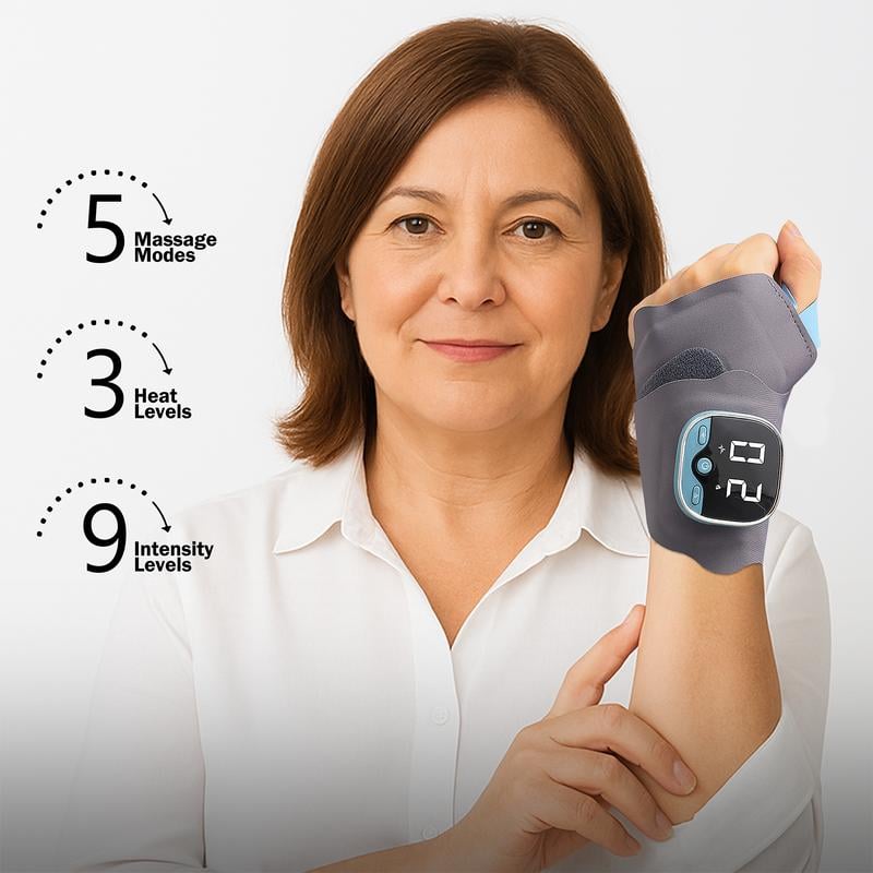 Sakerplus® Hand Massager with Heat and Intensity Control