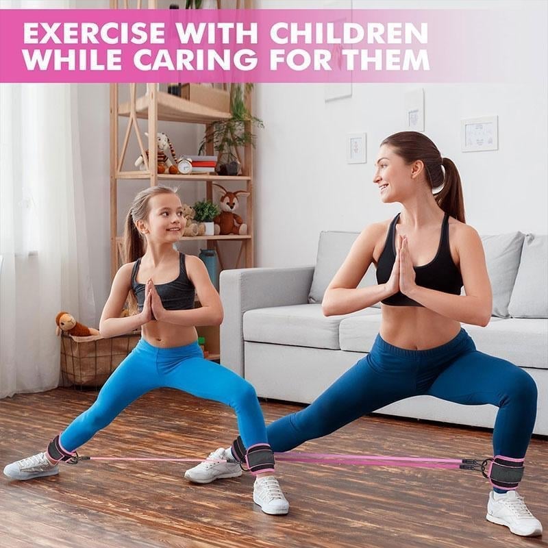 Ankle Resistance Band Set for Leg and Hip Training