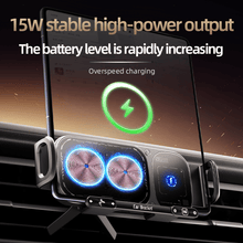 Load image into Gallery viewer, Wireless Charging Rotating Car Mount