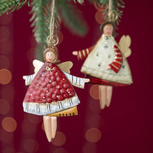Load image into Gallery viewer, Retro Iron Art Christmas Angel Decoration