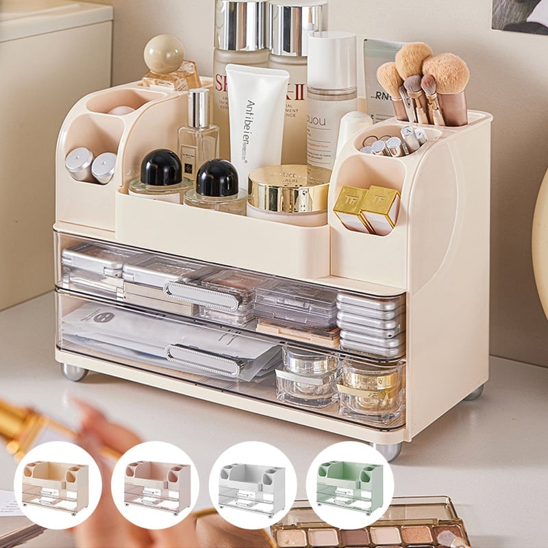 Desktop Makeup Organizer with Drawers