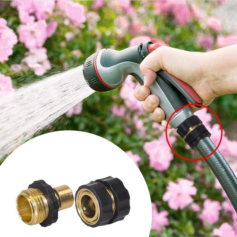 3/4 Inch Garden Hose Quick Connector 4 Sets/bag