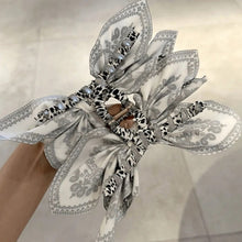 Load image into Gallery viewer, Double-Sided Paisley Bow Hair Claw