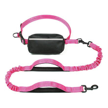 Load image into Gallery viewer, Hands Free Dog Leash With Zipper Pouch