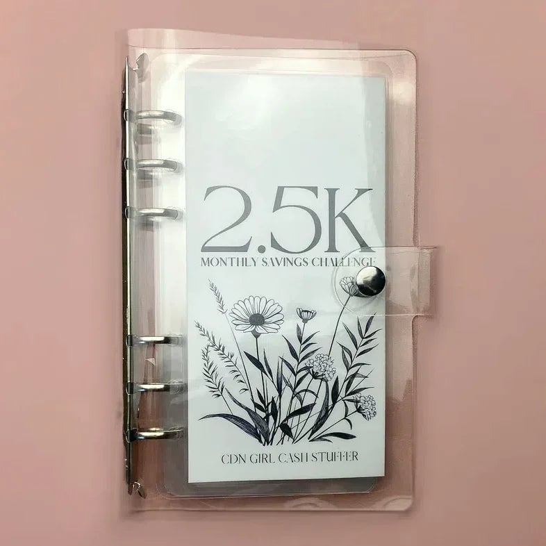 【Extra 50% OFF】12-Month Envelopes Money Saving Challenge Binder