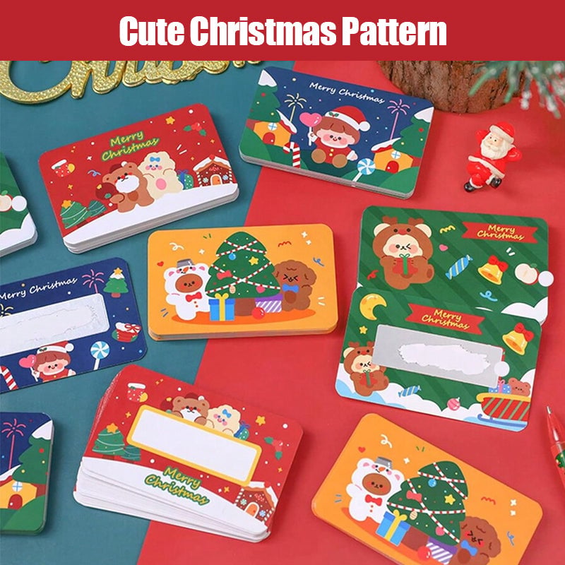 Christmas Scratch Card 80*Cards + 80*Membranes