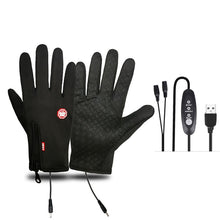 Load image into Gallery viewer, Winter gloves – windproof, waterproof, non-slip &amp; touchscreen compatible (with optional USB heating function)