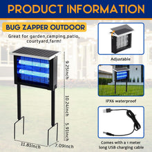 Load image into Gallery viewer, Solar Bug Zapper Outdoor🌞