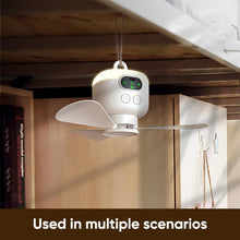 Load image into Gallery viewer, Portable Rechargeable Ceiling Fan