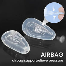 Load image into Gallery viewer, Soft Silicone Air Chamber Eyeglasses Nose Pads (10 pairs)