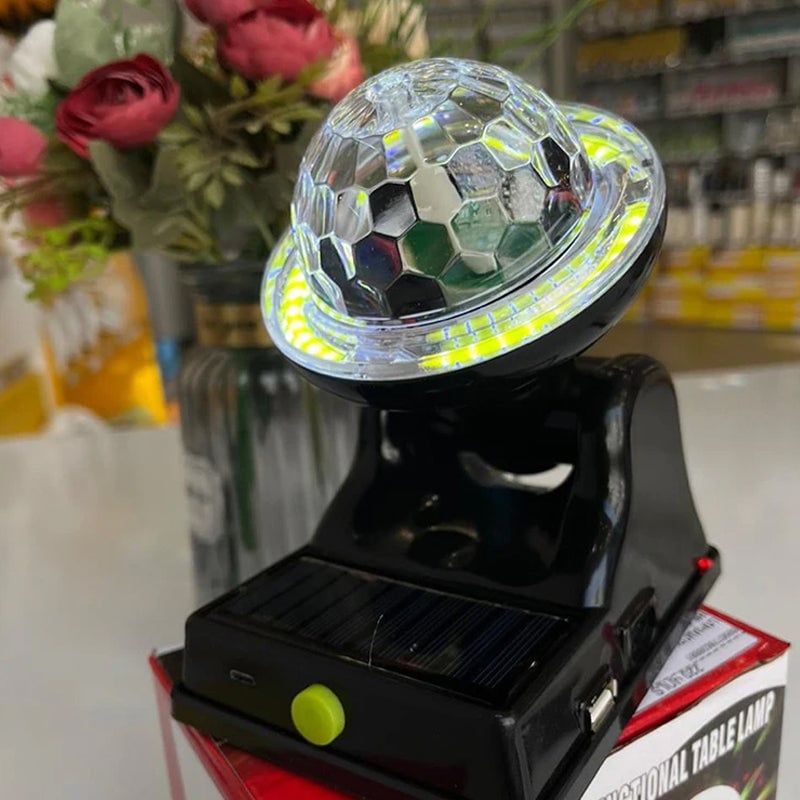 Solar Charging Colorful Magic Ball RGB Atmosphere Light