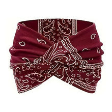 Load image into Gallery viewer, Printed cross yoga headband