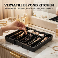 Load image into Gallery viewer, Kitchen Expandable Silverware Drawer Organizer