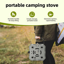 Load image into Gallery viewer, 2 Burner Propane Camping Stove with Grill