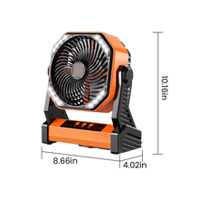 Load image into Gallery viewer, Outdoor Portable Cooling Fan - SAKER® Rechargeable Camping Fan