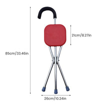 Load image into Gallery viewer, Foldable Walking Stick Chair