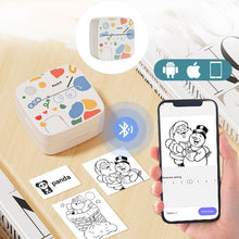 Load image into Gallery viewer, Mini Wireless Bluetooth Label Printer