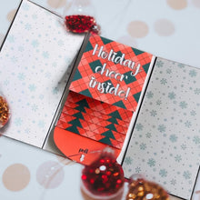 Load image into Gallery viewer, Handmade Waterfall Christmas Gift Card Booklet