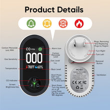 Load image into Gallery viewer, Co Temperature and Humidity Monitoring Alarm