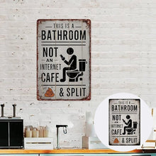 Load image into Gallery viewer, Creative Bathroom Door Sign