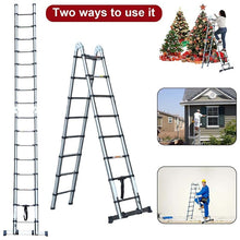 Load image into Gallery viewer, Sakerplus Portable Collapsible Extension Ladder