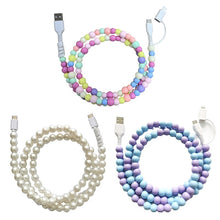 Load image into Gallery viewer, Creative Beaded 2-in-1 Data Cable