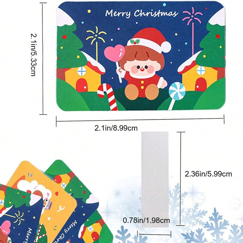 Christmas Scratch Card 80*Cards + 80*Membranes