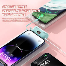 Load image into Gallery viewer, Mini Portable Charger with Built-in Cable