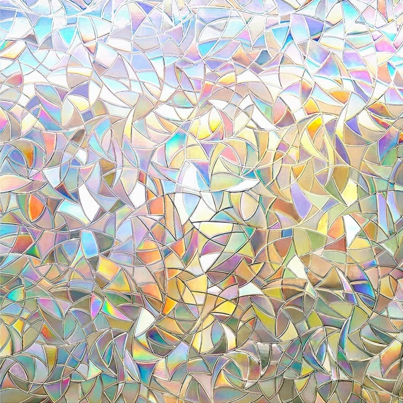 Holographic PVC Window Privacy Film