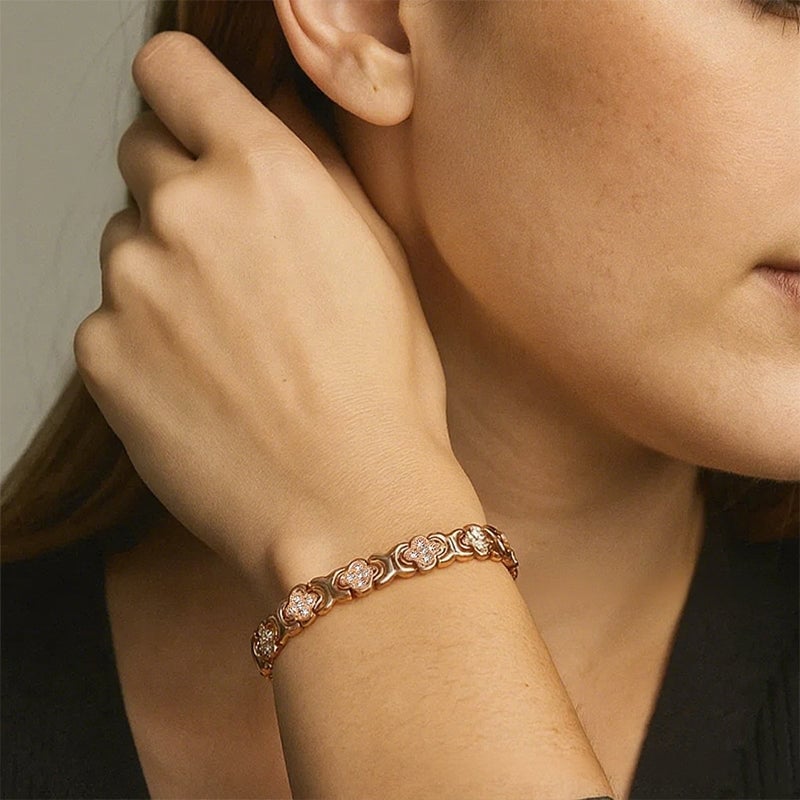 Flower Copper Bracelet