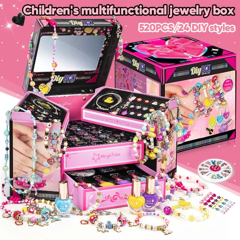 【Extra 50% Off】Girls Charm Bracelet Making Kit
