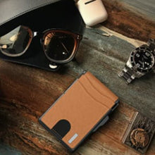 Load image into Gallery viewer, Men's Business Style Pu Leather Card Slots for AirTag