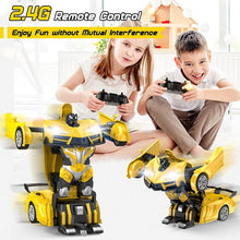 Load image into Gallery viewer, Remote Control Transforming Robot Car