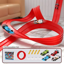 Load image into Gallery viewer, DIY Dual-Lane PVC Car Track