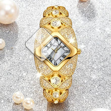 Load image into Gallery viewer, Luxury Full Diamond Bangle Bracelet Watch