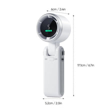Load image into Gallery viewer, Rechargeable Handheld High Speed Fan