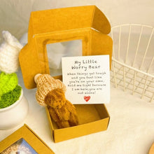 Load image into Gallery viewer, Handmade Mini Plush Teddy Bear in Box