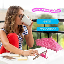 Load image into Gallery viewer, Cute Mobile Phone Holder with Sun Umbrella