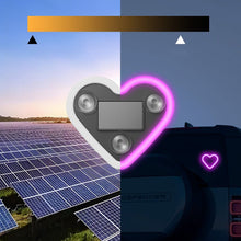 Load image into Gallery viewer, Solar Heart LED Car Ambient Light