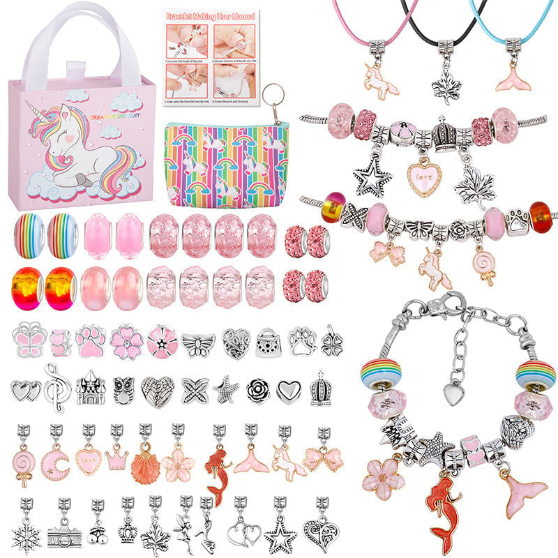 【Extra 50% Off】Girls Charm Bracelet Making Kit