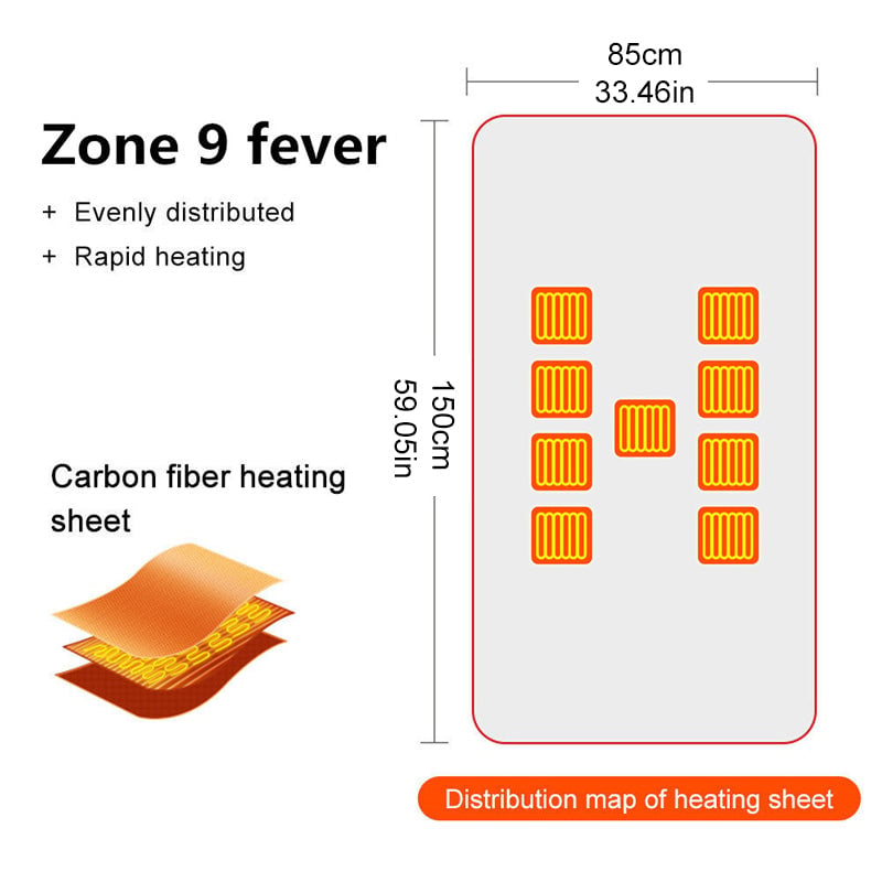 Heated Flannel Blanket