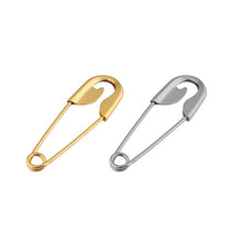 Load image into Gallery viewer, Oversized Vintage Safety Pin Hair Clips