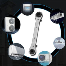 Load image into Gallery viewer, Maintenance Double-ended Square Ratchet Wrench