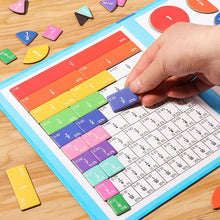 Load image into Gallery viewer, Montessori Magnetic Book Fraction Puzzle For Children