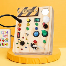 Load image into Gallery viewer, Montessori Busy Board for Toddlers