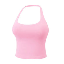 Load image into Gallery viewer, Women's Solid Removable Chest Pad Sports Tank Top